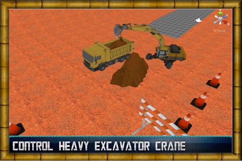 Sand Excavator Simulator 2016 - Heavy Machinery City Road Construction Truck Game screenshot 3