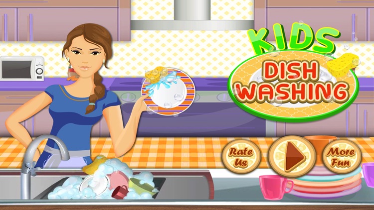 Kids Dish Washing and Cleaning Pro - Fun Kitchen Games for Girls,Kids and Boys