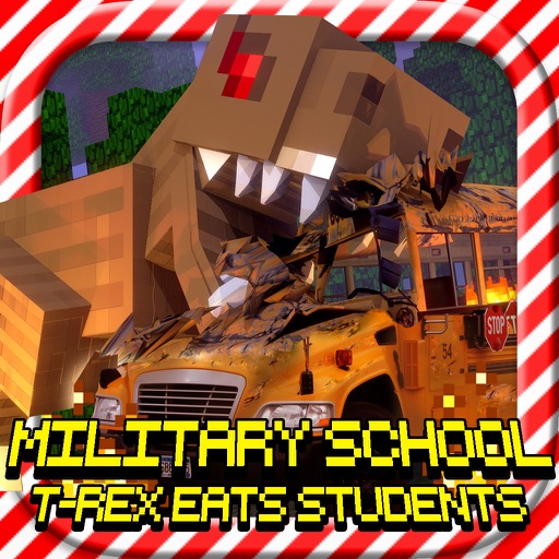MILITARY SCHOOL: T-REX EATS STUDENTS (Dinosaur Park Edition) icon