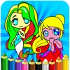 Princess Series Coloring Books For Kids - Drawing Painting Little Mermaid Games Princess Series Coloring Books For Kids - Drawing Painting Little Mermaid Games