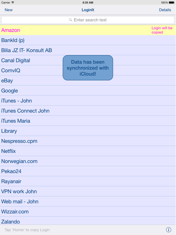 LoginIt for iPhone & iPad Utilities Data Will