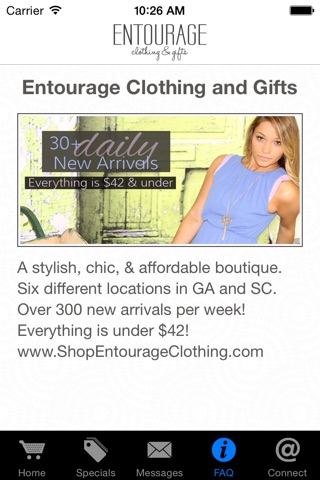 Entourage Clothing and Gifts screenshot 4