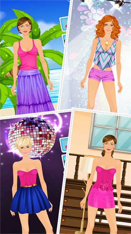 Beauty Girls Dress Me Up Summer Collection - Fashion Model And Makeover screenshot-4