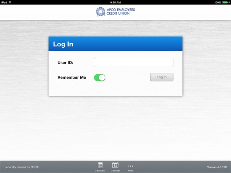 APCO Employees CU for iPad