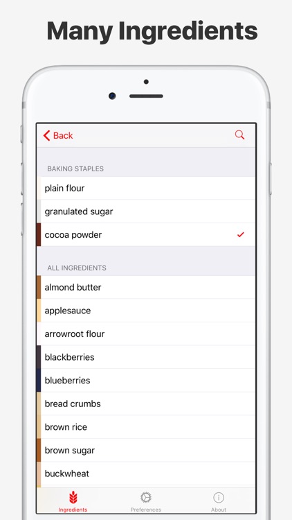 Cupify - convert to cups/ml/fl.oz from weight