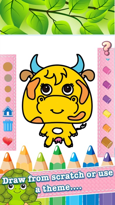 How to cancel & delete Farm Animals Drawing Coloring Book - Cute Caricature Art Ideas pages for kids from iphone & ipad 3