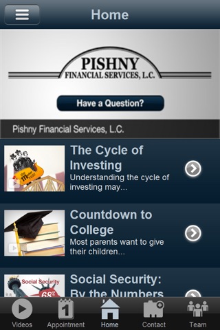 Pishny Financial Services screenshot 2