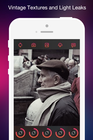Скриншот из After Flicker Light - Camera And Photo Editor For Mixing Filters, Textures and Light Leaks