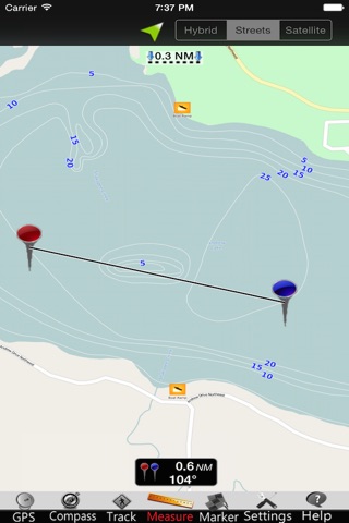 Lake Andrew Nautical Charts screenshot 2