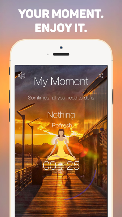 How to cancel & delete Yoga Moment : Relaxing Sounds HD - White Noise,Oriental Meditation & mindfulness Positive thinking from iphone & ipad 4