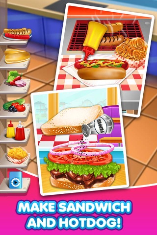 Dina's Food Lunch Maker Salon - Dessert Cake Making & Pancake Cooking Games for Girls & Boys! screenshot 3