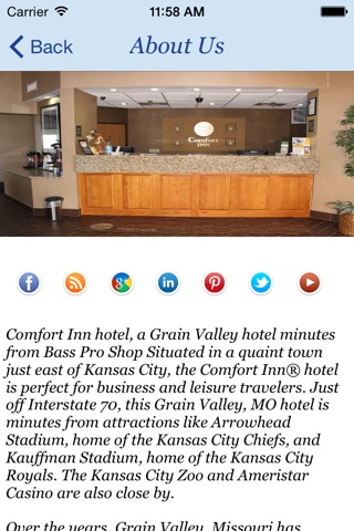 Comfort Inn Grain Valley MO screenshot 2