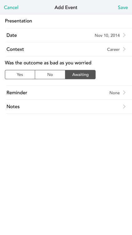 Worry Watch - Anxiety Journal