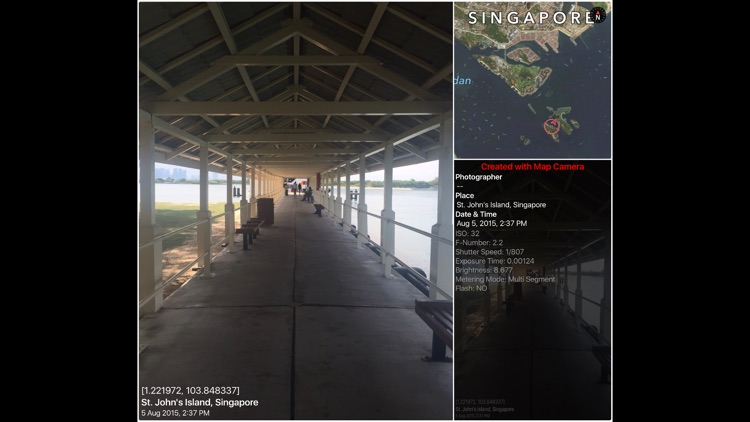 Map Camera: Append a Map to your Photo