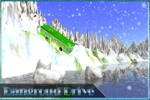 Bus Driving Simulator 3D: Free Snow Hill & Best Game 2016 screenshot 4