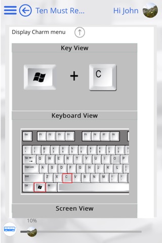 Keyboard Shortcut for Windows8 screenshot 2