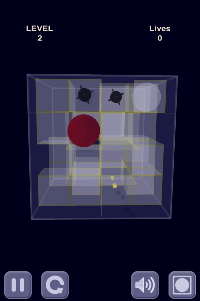 Red ball & Glass maze screenshot 4