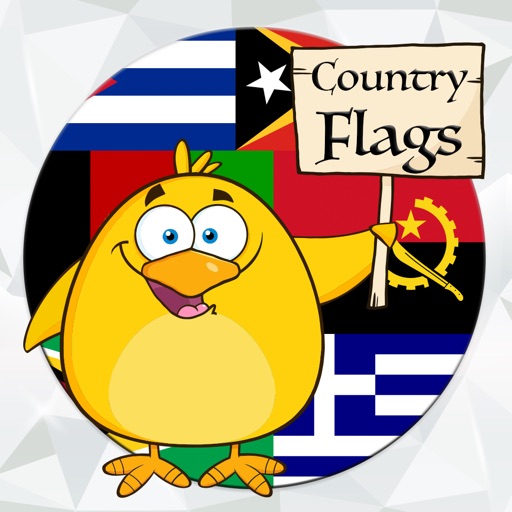 Country Flags -Phonics learn national symbols all world flags icon