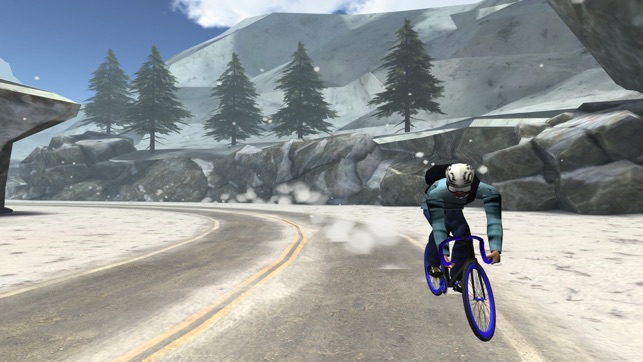 3D Winter Road Bike Racing - eXtreme Snow Mountain Downhill (圖3)-速報App