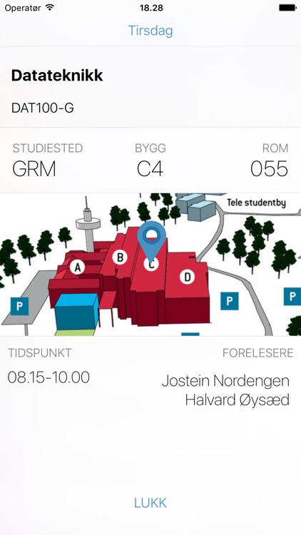 Timeplan UiA