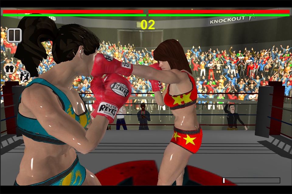 Real 3D Women Boxing screenshot 3
