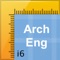 Scale Pro 6 (Optimized only for iPhone 6) is an application that provides ruler in different scales to facilitate the measuring of Architectural and Civil drawings