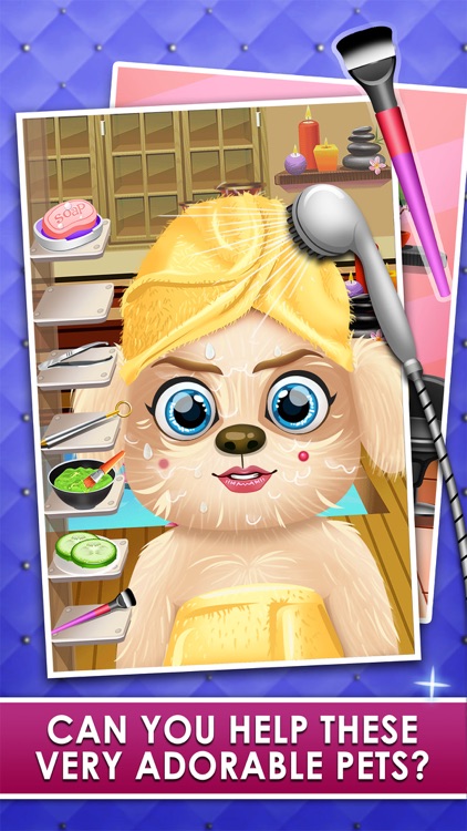 Baby Pet Salon Makeover Spa - Little Kid Hair & Make-Up Nail Wedding Games for Girls
