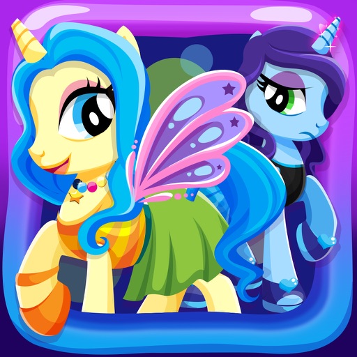 Little Princess Pony Descendants – Pets Dress Up Games for Girls Free Icon