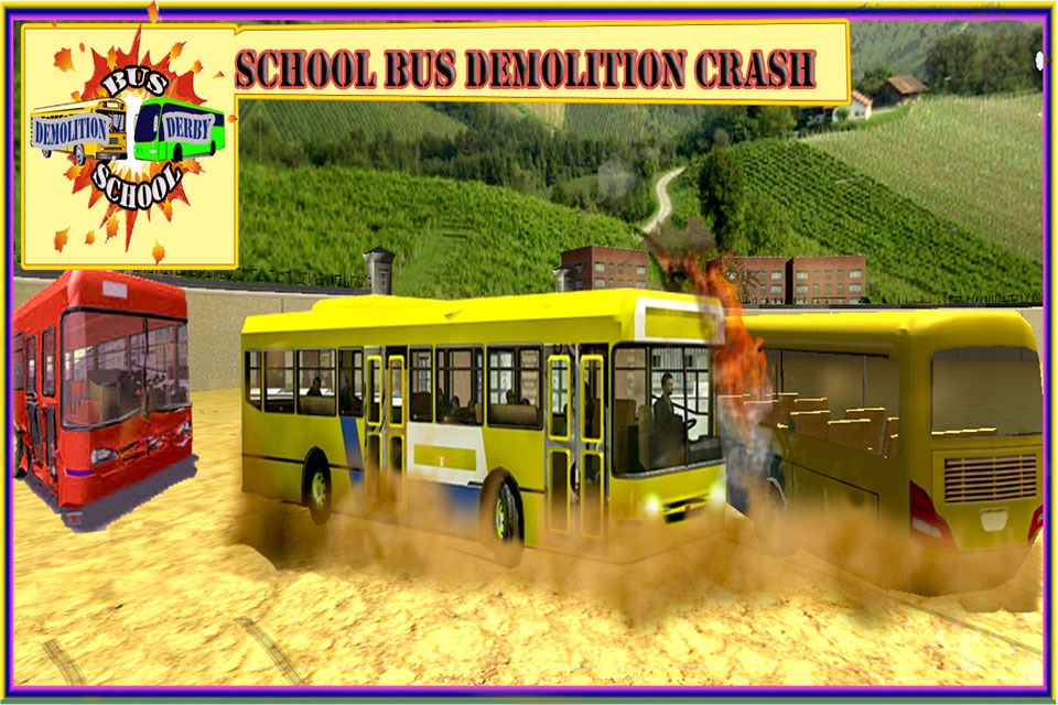 School Bus Demolition Crash Championship - Derby Racing Simulator screenshot 4