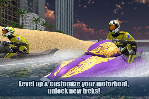 Jet Ski Boat Racing 3D Full screenshot 3