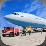 Real Airport Truck Driver Emergency Fire-Fighter Rescue