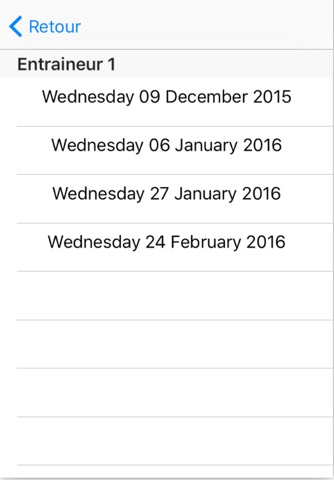 CNO Training Schedule screenshot 2