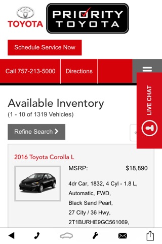 Priority Toyota screenshot 3