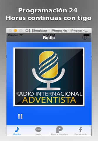 Radio Internacional Adventista screenshot 2