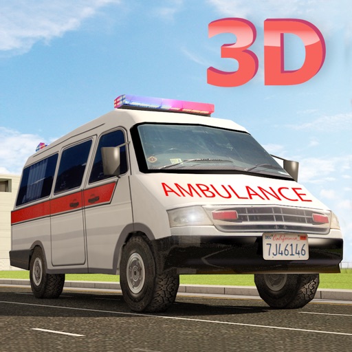 Ambulance Duty Simulator 3D – Drive Rush for Paramedic Emergency Parking; Test Your Driving Skills Play as Driver for City Hospital