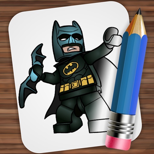 Drawing for Super Lego Heroes iOS App