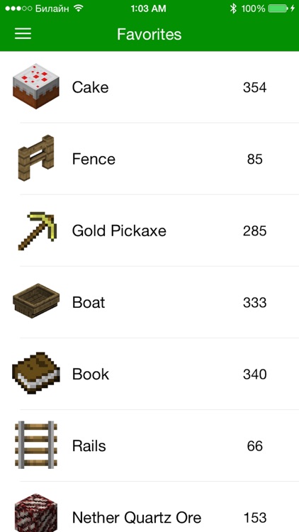 Block and Item IDs for Minecraft Pocket Edition PE screenshot-3