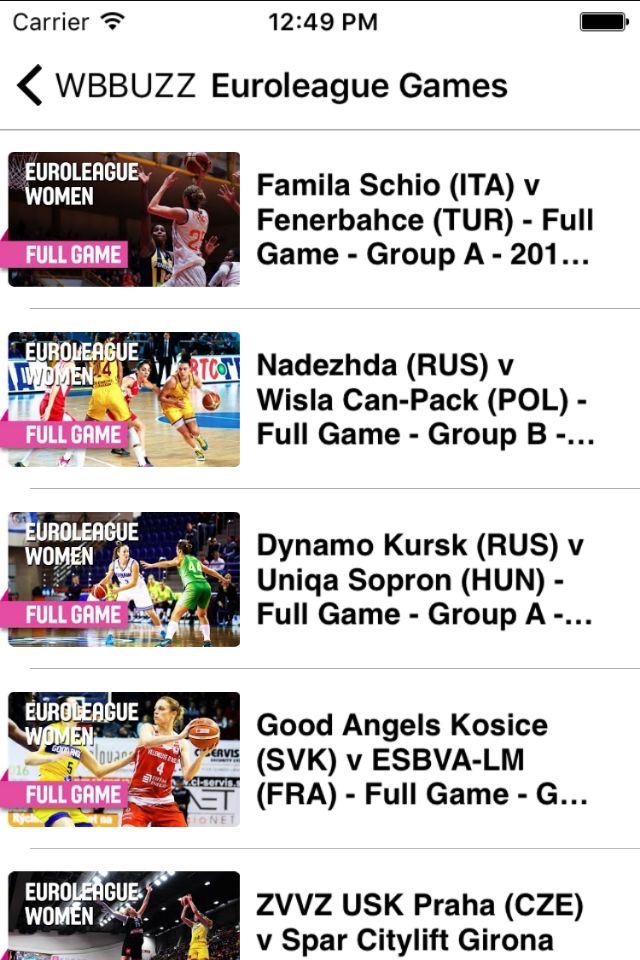 Women's Basketball Buzz - WBBUZZ screenshot 2