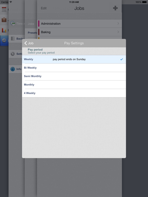 SalaryBook HD Timesheet screenshot-3