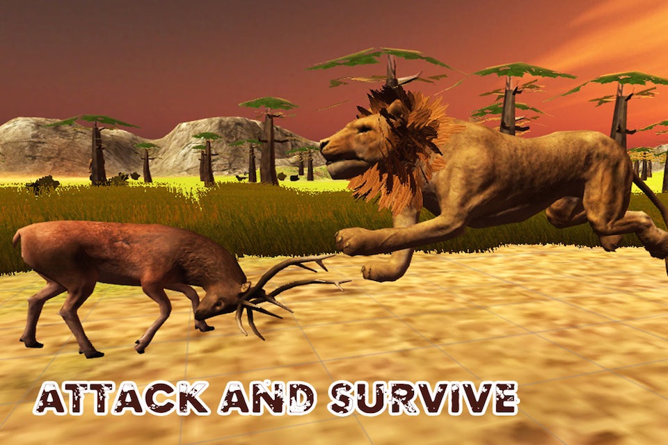 Lion Simulator 3D - Ultimate Wild Life Lion Simulator screenshot 3