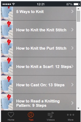 Knitting Tutorials for Beginners - Learn How to Knit Easily screenshot 2