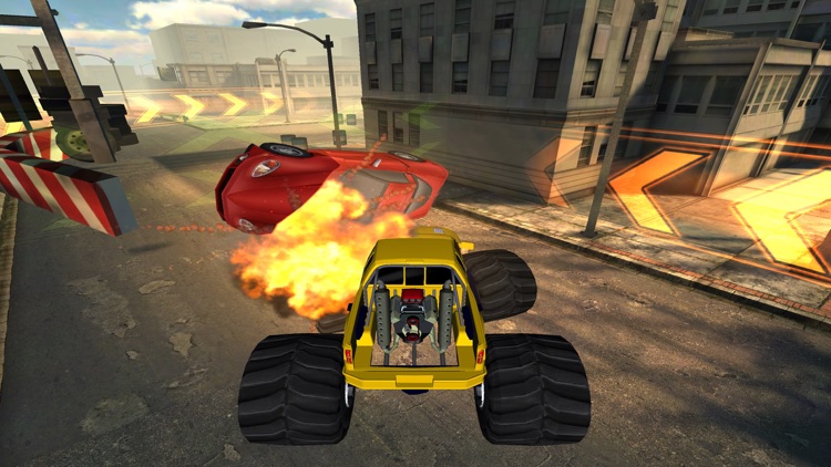 3D Monster Truck City Rampage - Extreme Car Crushing Destruction & Racing Simulator FREE screenshot-4