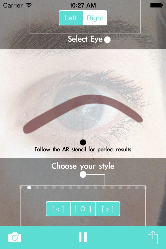 Eyebrow Shape Studio AR Mirror screenshot 3