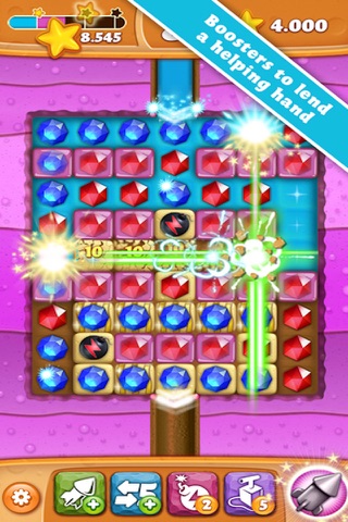 Jewel Quest Mania - 3 match additive puzzle splash crunch game screenshot 4