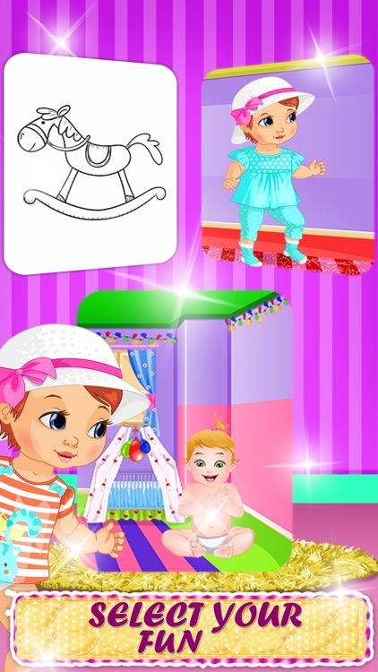 Mommy Baby Dress Up Room Design Painting: Game for kids toddlers and boys screenshot-4