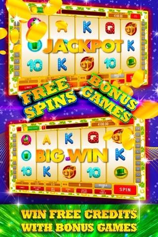 Lucky Leprechaun Slot Machine: Match seven Irish symbols and earn fantastic bonuses screenshot 2