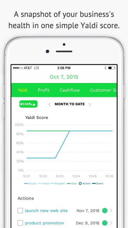 Yaldi: KPIs for Small Business screenshot-0
