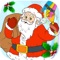 Christmas coloring book and xmas holidays pages from 3 to 6 years