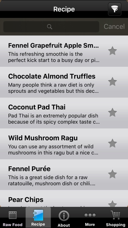 Raw Food Diet Pro - Healthy Organic Food Recipes and Diet Tracker