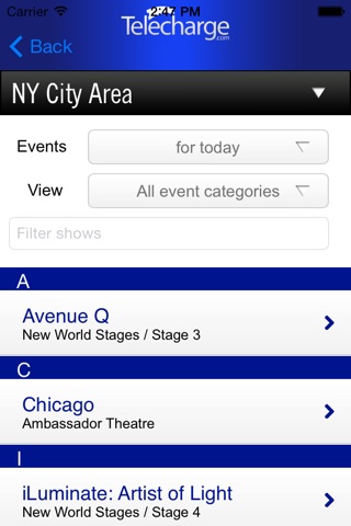 Telecharge Broadway Tickets screenshot 3